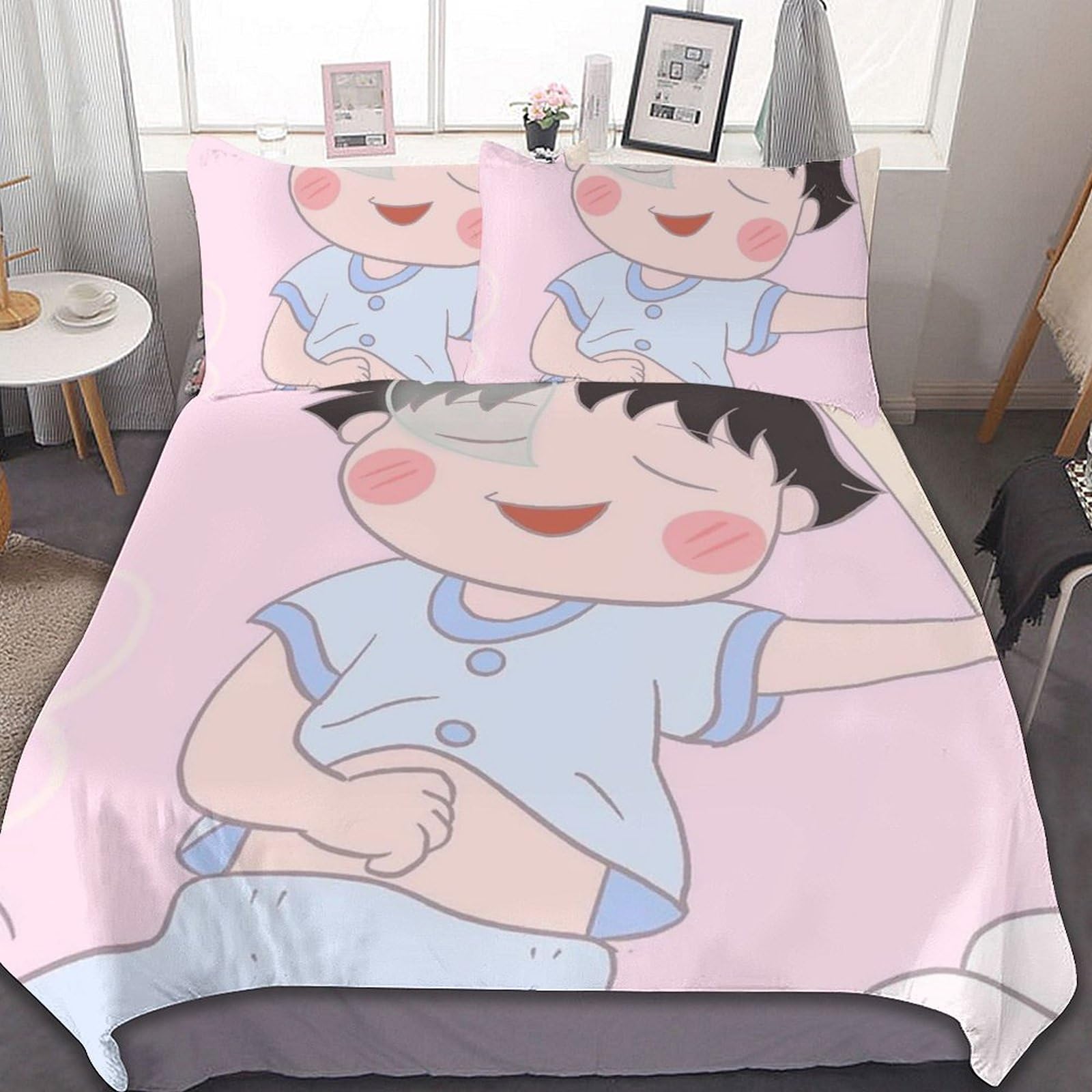 Amazon｜ちびまる子ちゃん 寝具セット シングル寝具カバーセット